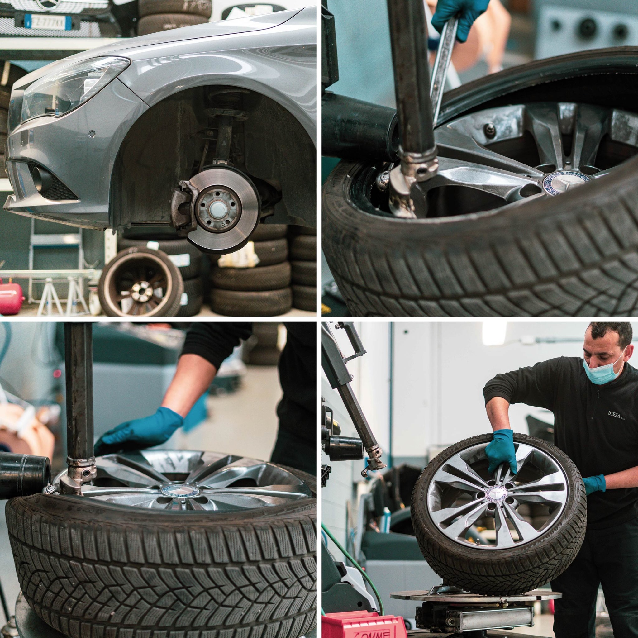 Lozza SpA esegue interventi di sostituzione o riparazione pneumatici della tua auto a Bergamo e provincia
